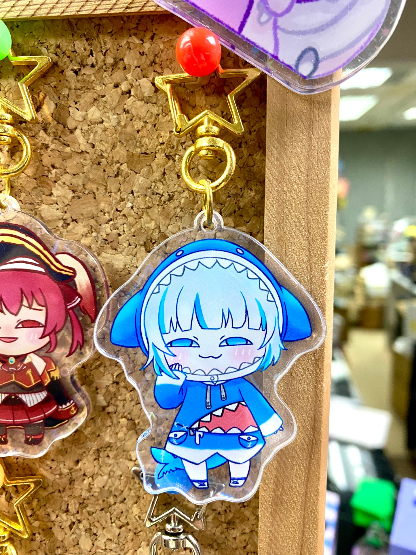 Hololive 匙扣 Gawr Gura 鯊鯊 がうる・ぐら