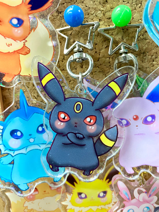 Pokemon 匙扣 月亮伊布 伊貝
