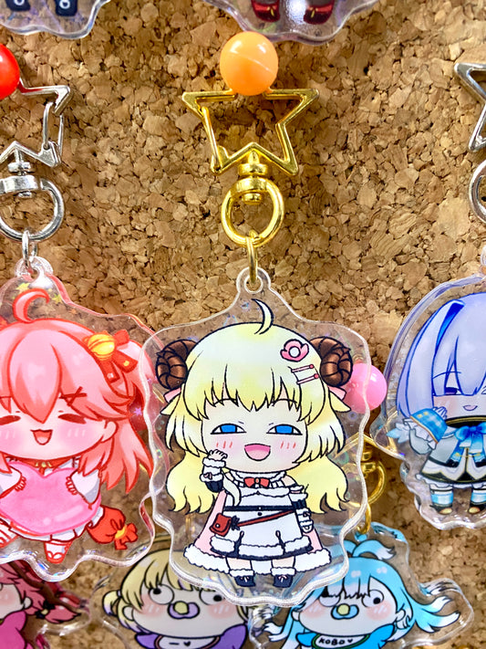 Hololive 匙扣 角卷綿芽 WTM 角巻 わため