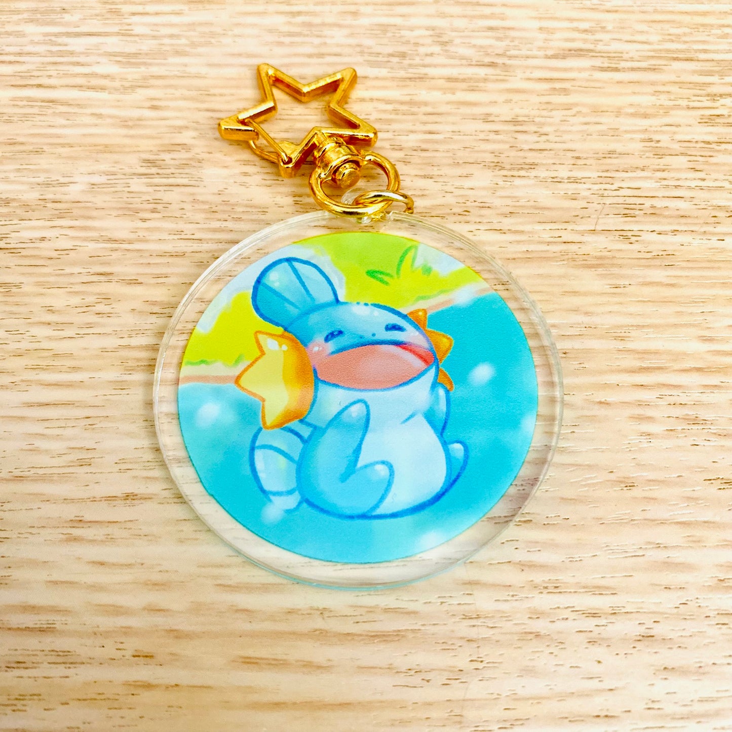 Pokemon 匙扣 第三代御三家 水躍魚