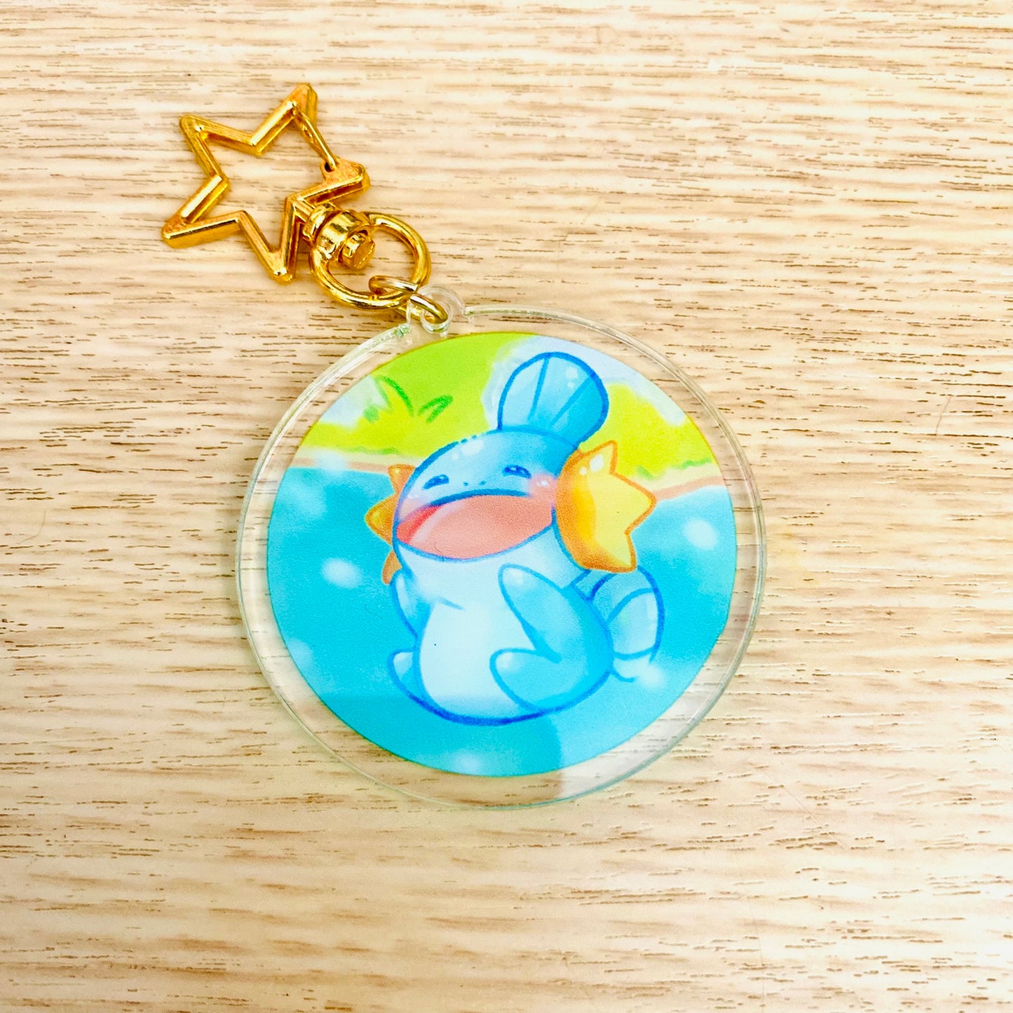 Pokemon 匙扣 第三代御三家 水躍魚