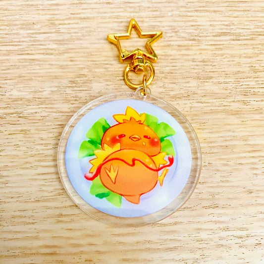 Pokemon 匙扣 第三代御三家 火稚雞