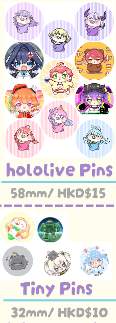 Hololive/Pokemon 襟章