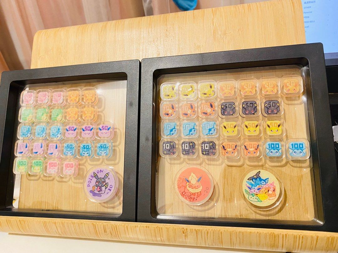 PTCG 傷害指示物 - 伊貝 伊布家族 Eeveelution Damage Counter Set