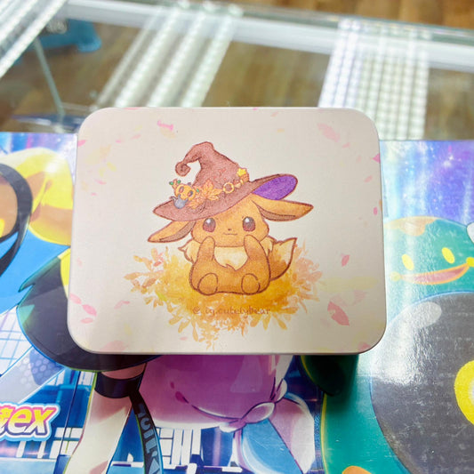 Pokemon 鐵盒 傷害指示物盒 Tin 伊貝 伊布 EEVEE - Fall Fun