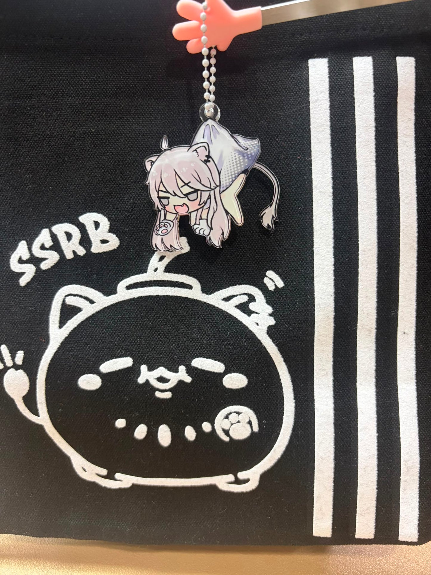 Hololive 匙扣 搖尾款 獅白ぼたん  Botan ししろぼたん 446