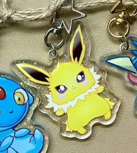 Pokemon 匙扣 雷伊貝 伊布 Jolteon