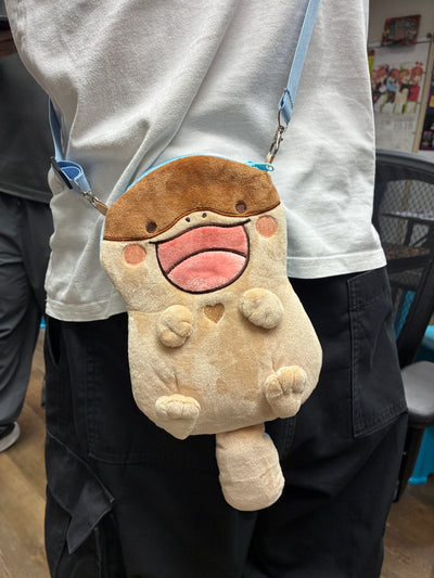 [展場販售限定] Pokemon 沼王x土王 斜孭手機袋連匙扣 Clodsire&Quagsire Crossbody Bag with Keychain