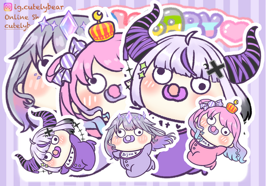 Hololive 自家製 貼紙 "Holobaby Vol.2" Homemade Stickers