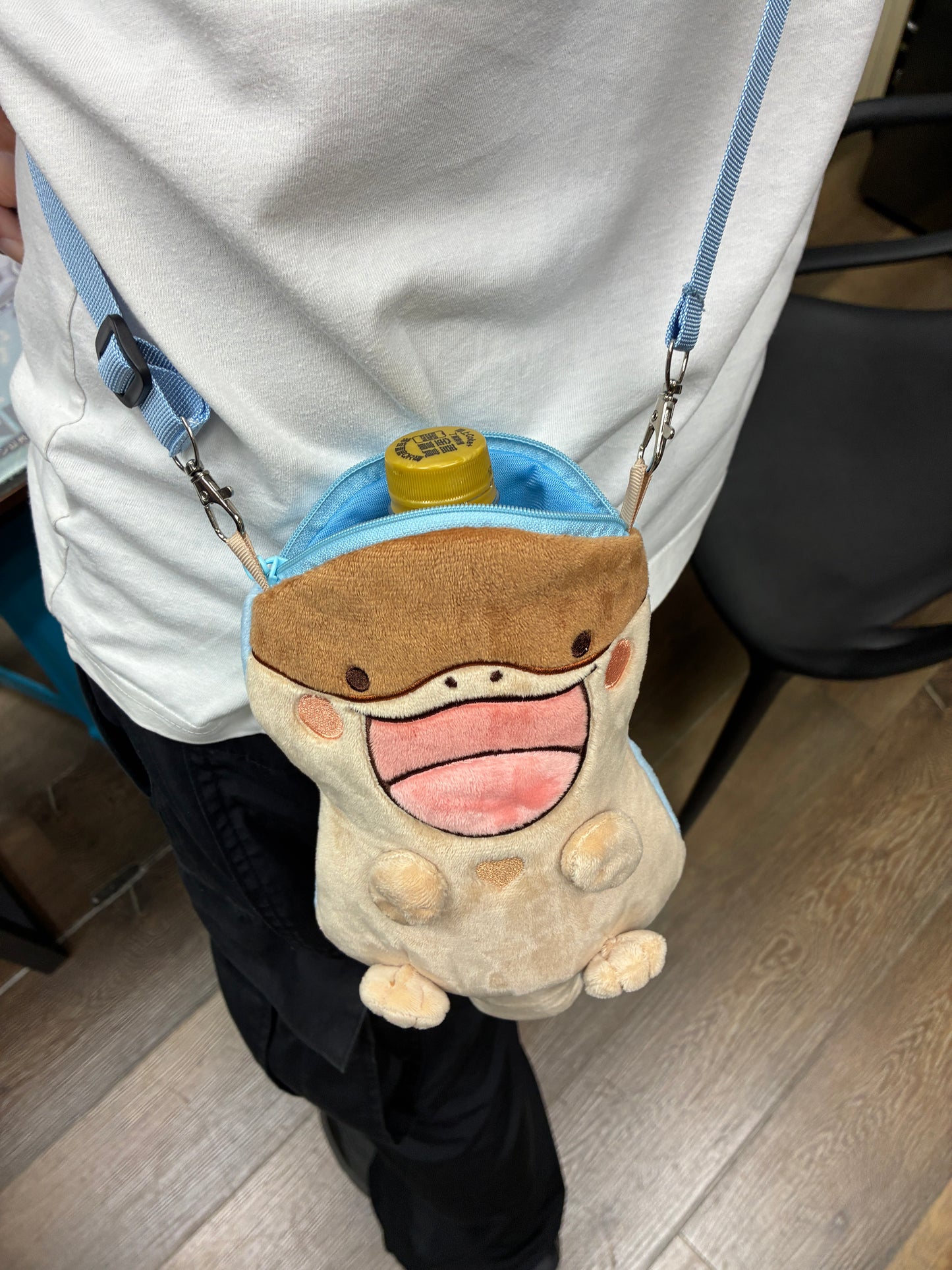 [展場販售限定] Pokemon 沼王x土王 斜孭手機袋連匙扣 Clodsire&Quagsire Crossbody Bag with Keychain