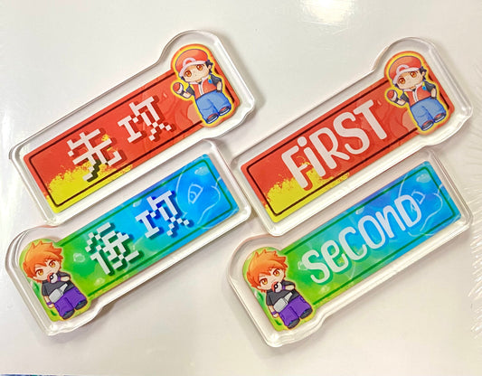 PTCG 先後攻牌 赤紅&青綠 Red&Blue First-Second
