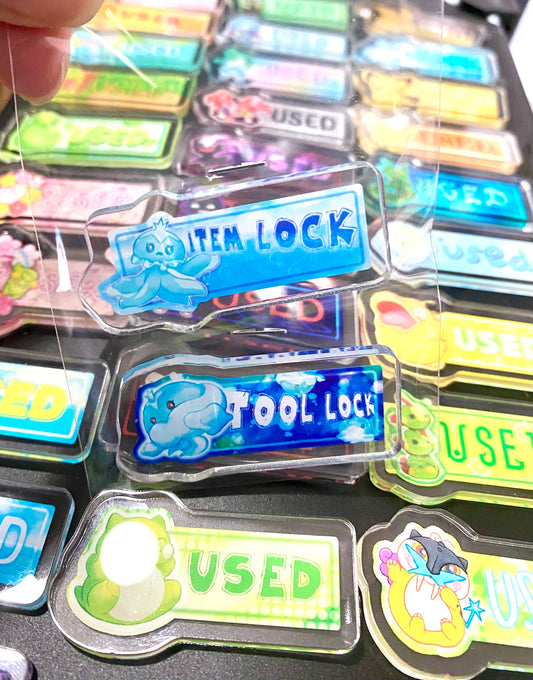 PTCG 胖嘟嘟 輕飄飄 鎖物品道具套組 Item Lock+Tool Lock Set [Set of 2]