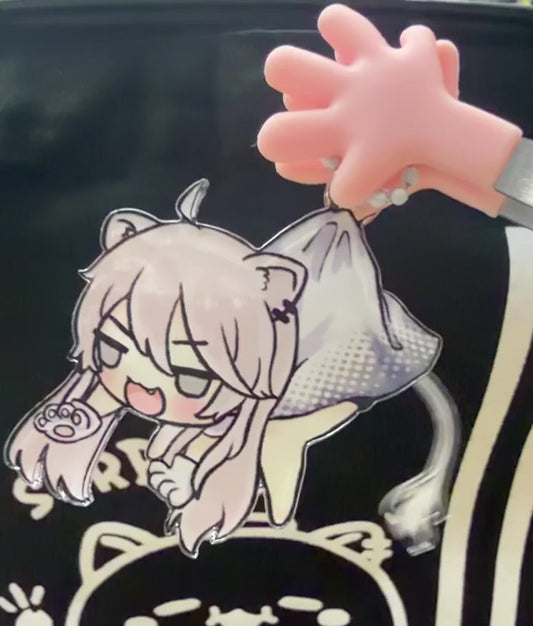 Hololive 匙扣 搖尾款 獅白ぼたん  Botan ししろぼたん 446
